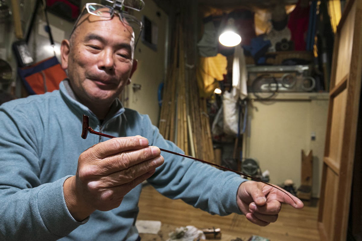 江戸和竿職人「竿中」さん、タナゴザオを語る。その1（全2回） | 全国